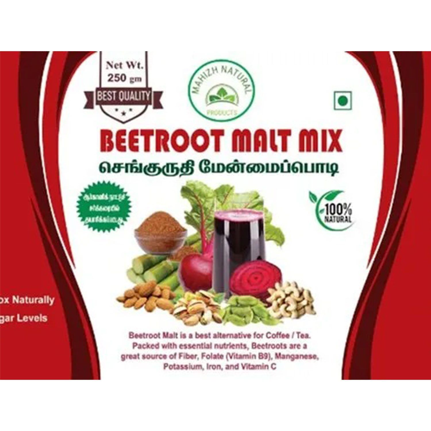 Malted-beetroot