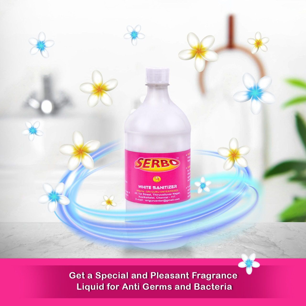 White Phenyl disinfectant Liquid