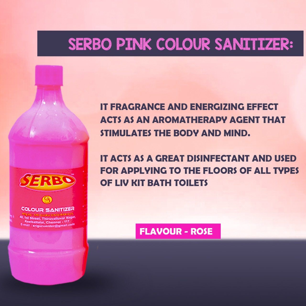 Rose Phenyl disinfectant Liquid