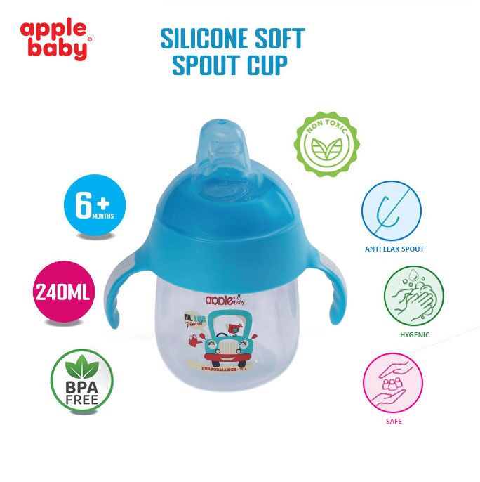 Soft-Silicon-Spout-Sipper-Cup-Blue-details