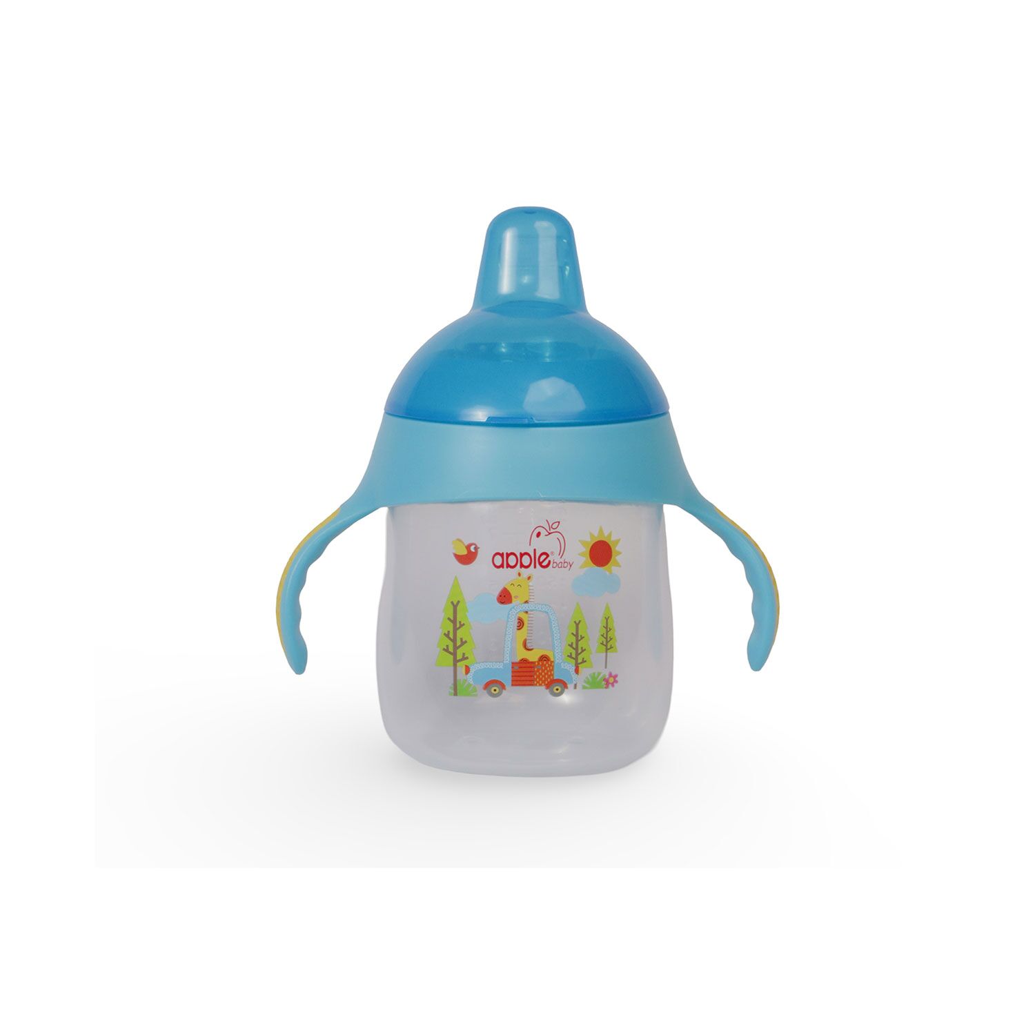 Soft-Silicon-Spout-Sipper-Cup-Blue