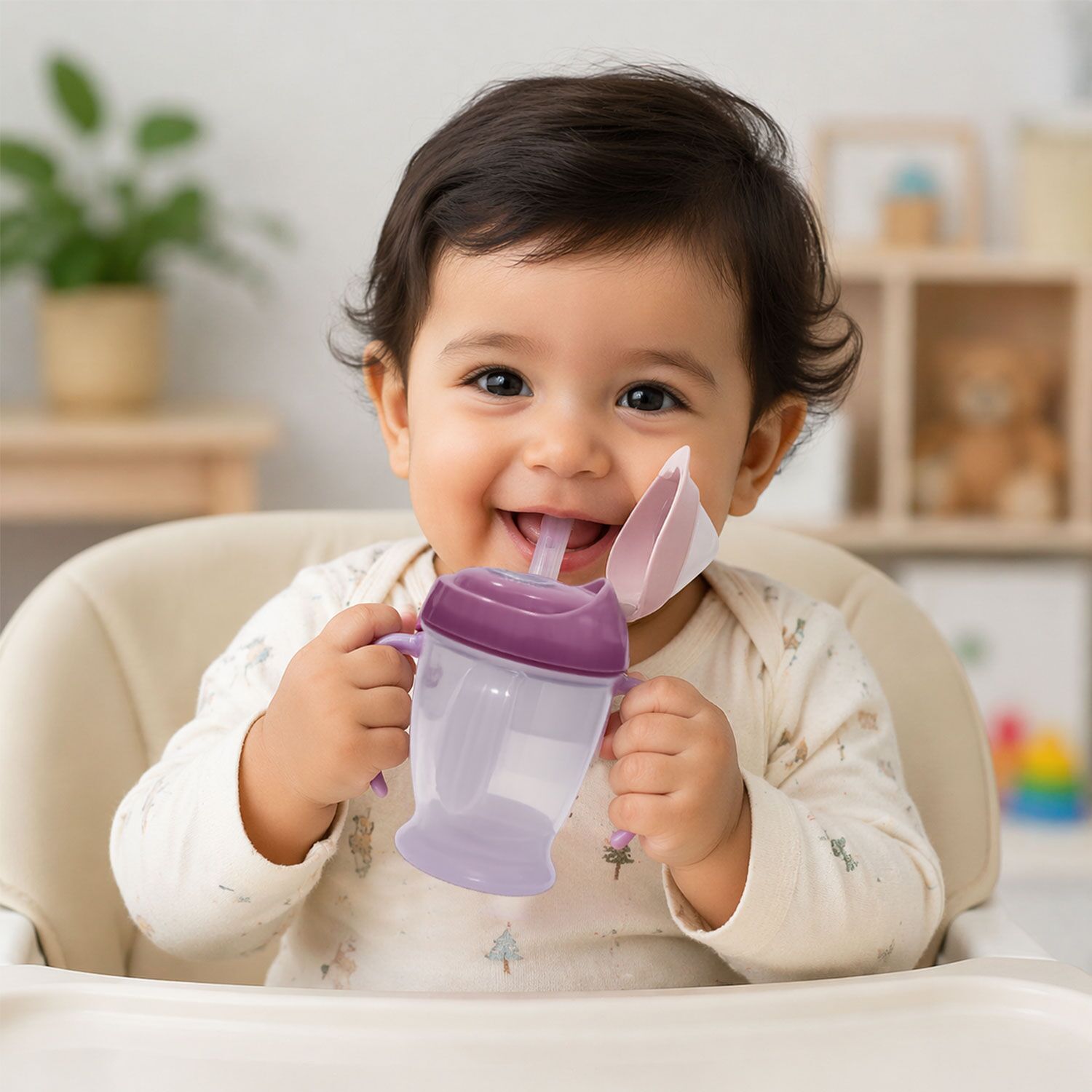 2-in-1 Sipper Cup with Straw & Spout Baby image