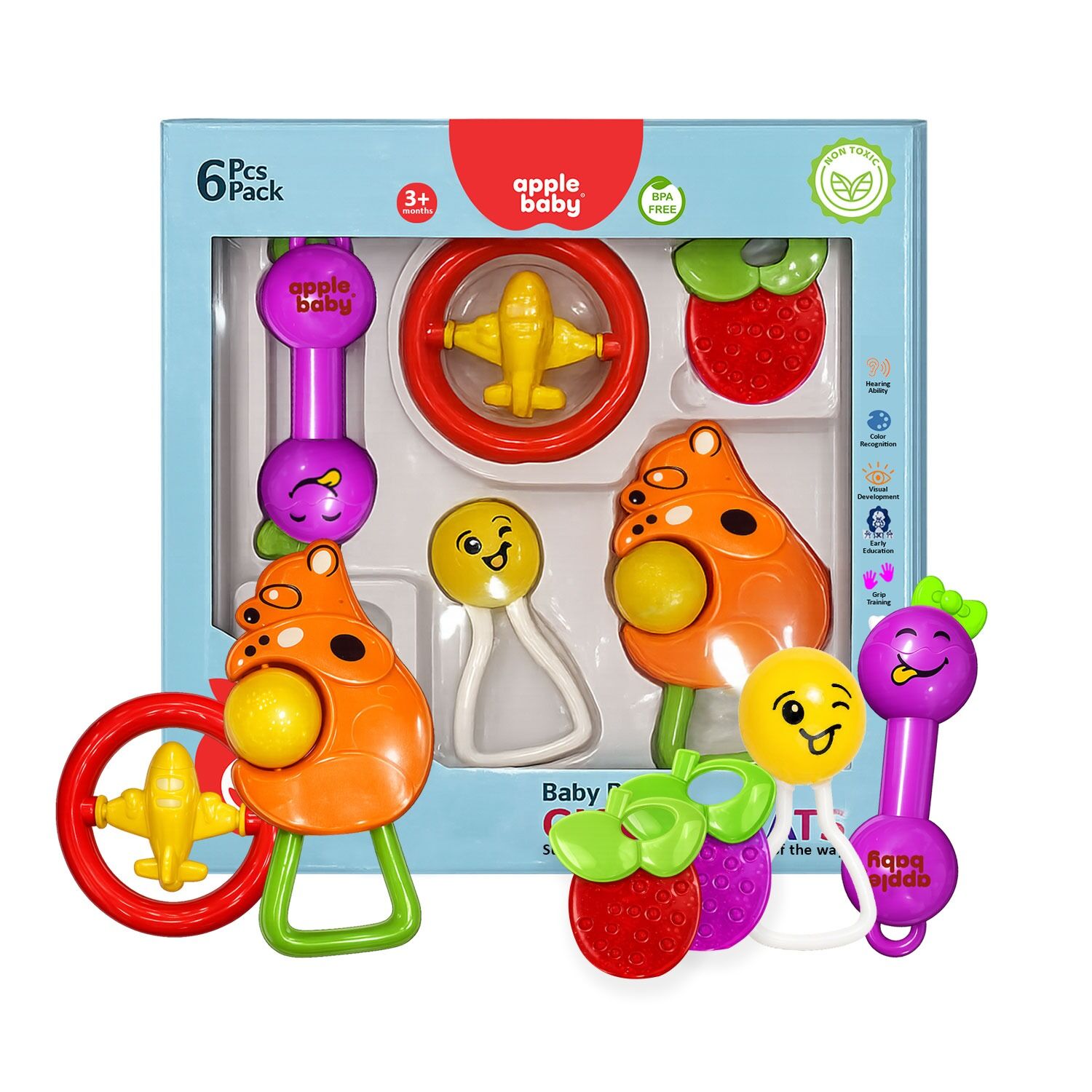 Baby Rattles 6pcs Set