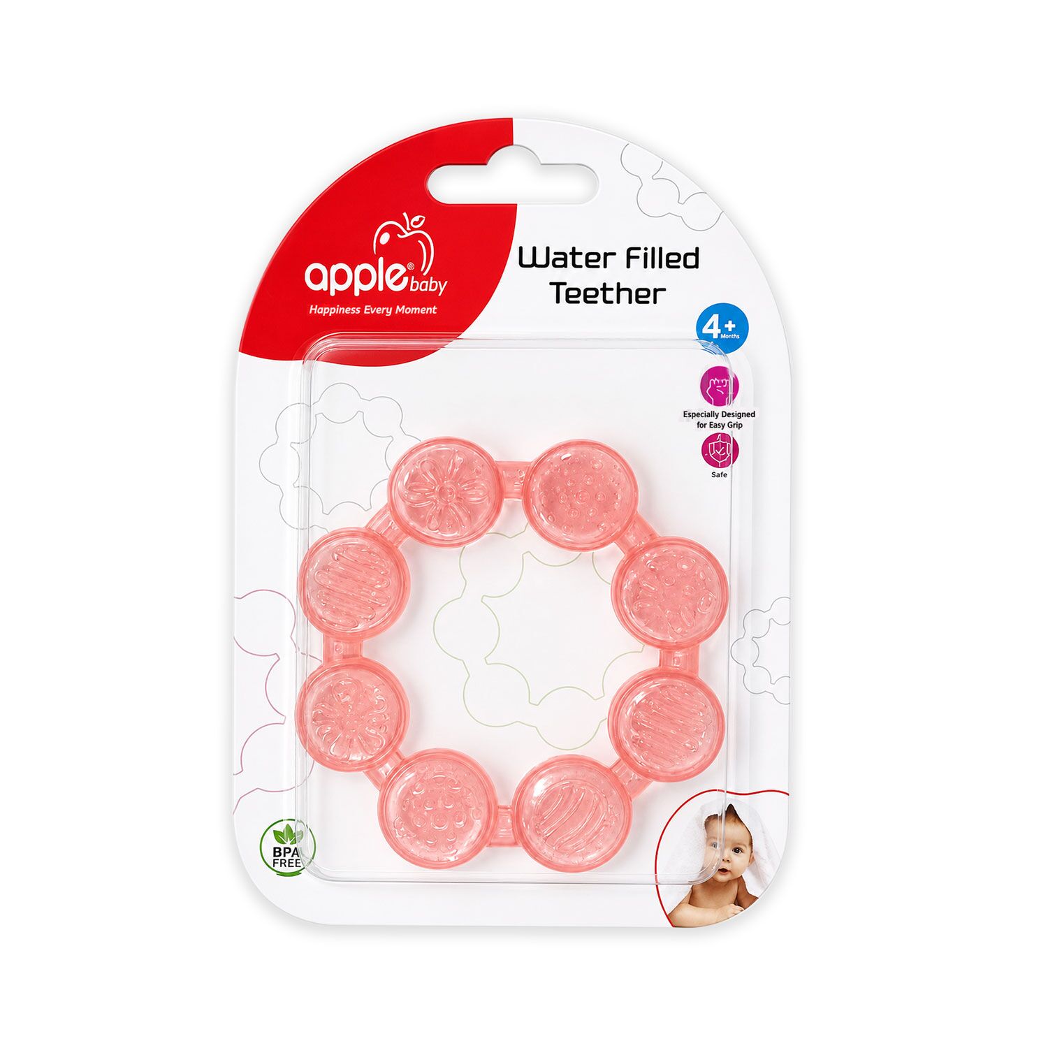 Water-filled-baby-teether-ring--orange-pack